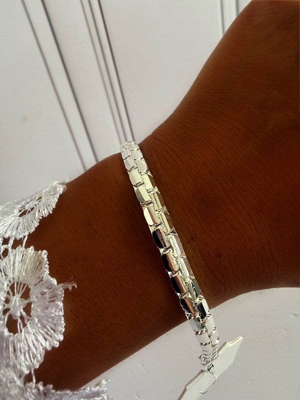 Producto - Pulse Chata Maciza Silver Plata