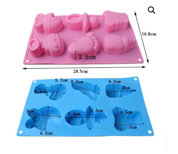 Producto - MOLDE SILICONA BABY SHOWER MOD2 - 2