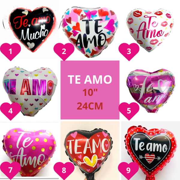 Producto - GLOBOS TE AMO 10"