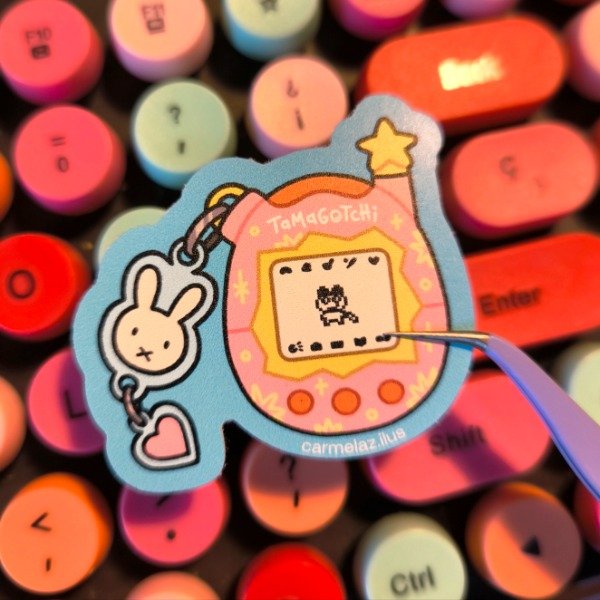 Producto - Sticker vinilo - Tamagotchi