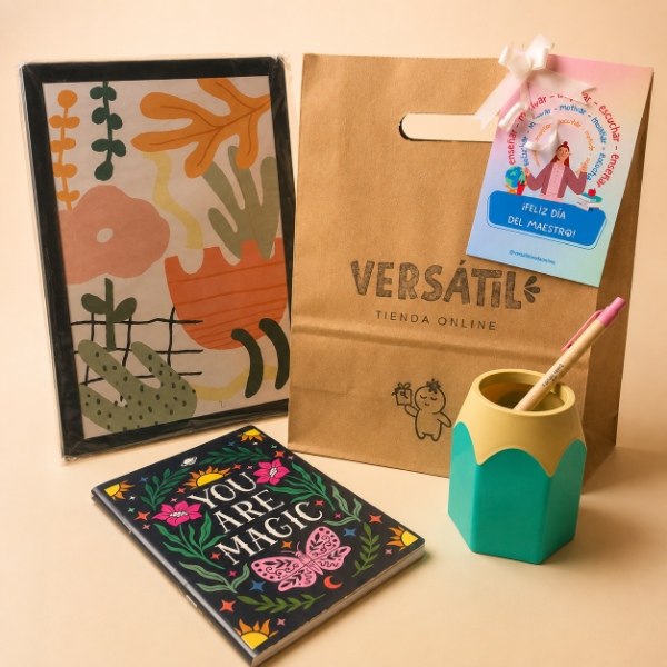 Producto - Combo Regalo Día del Maestro Libreta + Deco + Lapicero