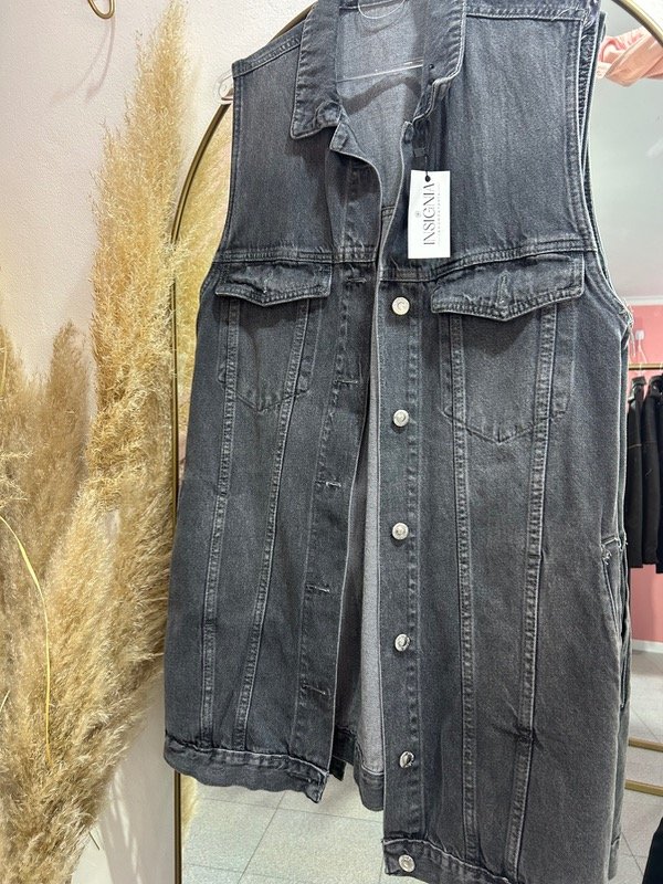 Producto - CHALECO denim gris - 1