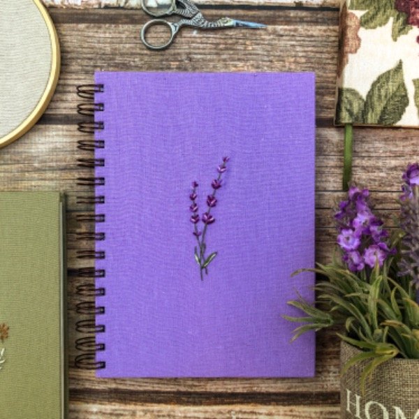 Producto - Cuaderno anillado lavanda 2