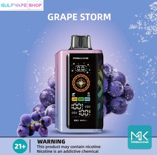 Producto - MK GRAPE STORM 40000puffs