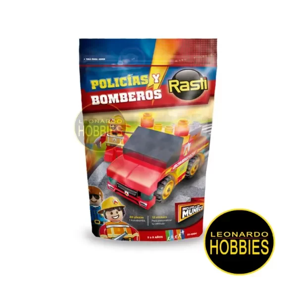 Producto - Policías y Bomberos Rasti 44 Piezas 1084