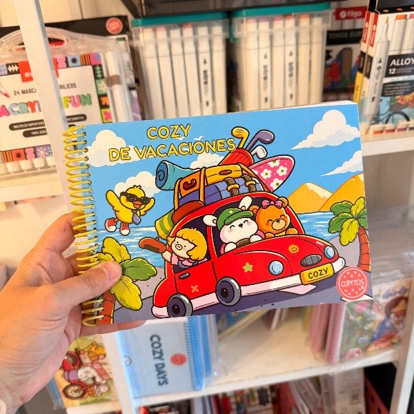 Producto - Libro para pintar Cozy de vacaciones