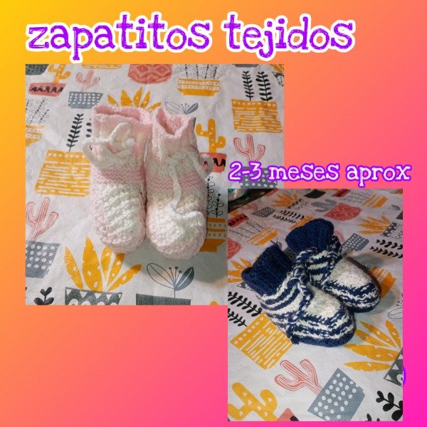 Producto - Zapatitos tejidos 2-3 meses