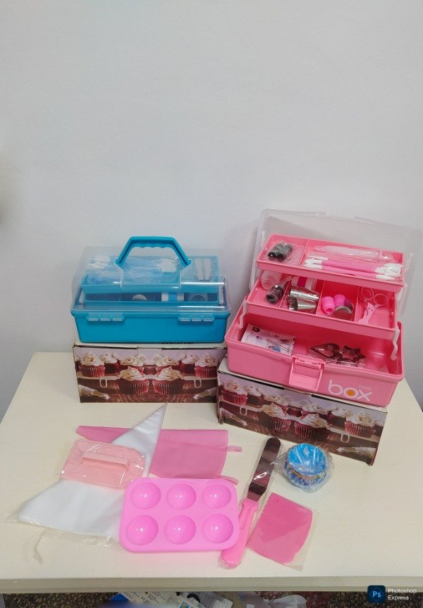 Producto - Set de repostería en maletín x236 piezas 3 niveles - 0