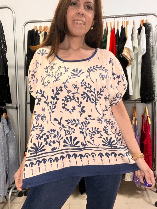 Producto - Remeras Frescas Espalda Elastizada 28.900 Transfer 120 cm contorno - Grecia Azul