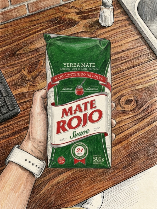 Producto - Yerba Mate Rojo Suave
