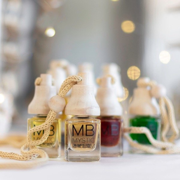 Producto - AROMATIZADOR DE AUTO 8 ML COLGABLE X UNIDAD MYSTIC BALSAM