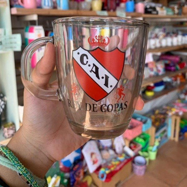 Producto - TAZA BOMBE DE VIDRIO CLUB ATLETICO INDEPENDIENTE