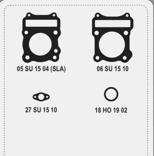Producto - JUNTAS COMPLETA (CON ORING) SUZUKI EN 125 / GN 125 - ALFA