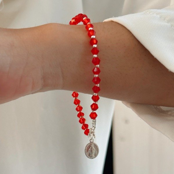 Producto - Pulsera Cristal Checo Laminadas Plata 925 - 0