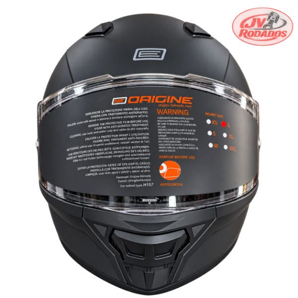 Producto - CASCO ORIGINE PISTA SOLID BLACK - 1