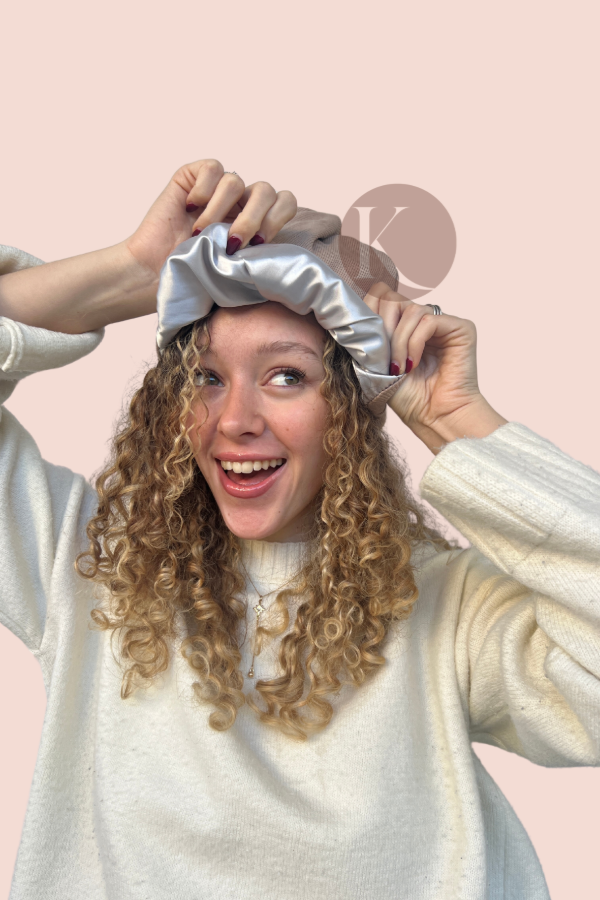 Producto - Gorro Antifrizz de Algodón con Interior de Satén