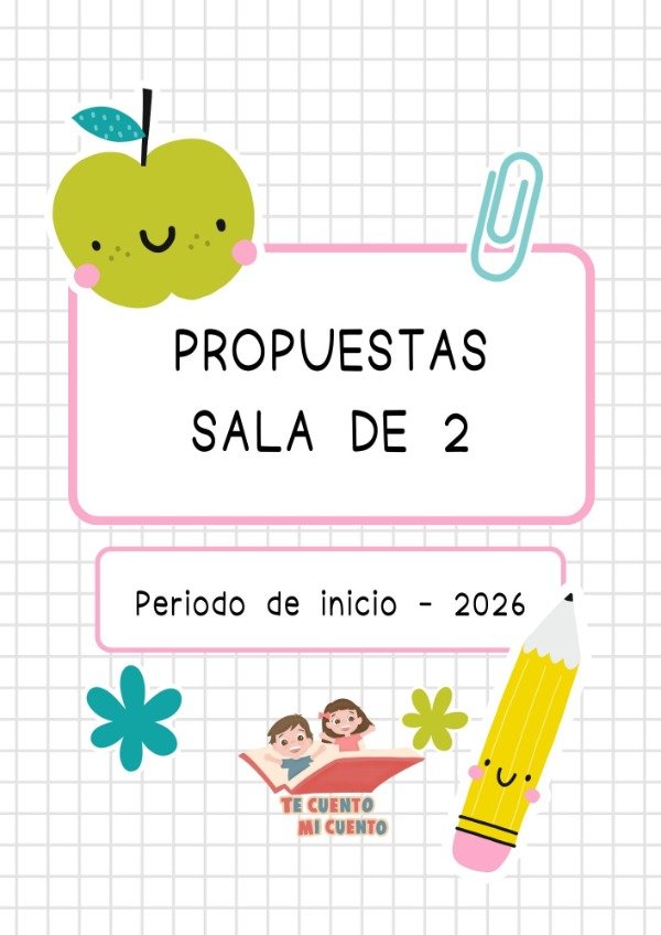 Producto - Propuestas sala de 2 años - Periodo de inicio