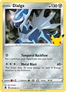 Producto - Dialga CLB 020/025 Pokémon Celebrations Holo Rare Holofoil