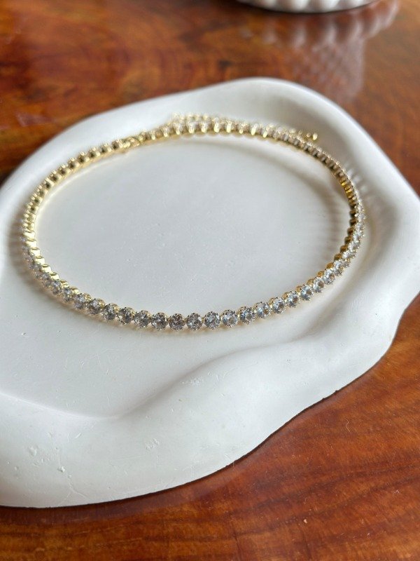 Producto - Gargantilla strass redondo