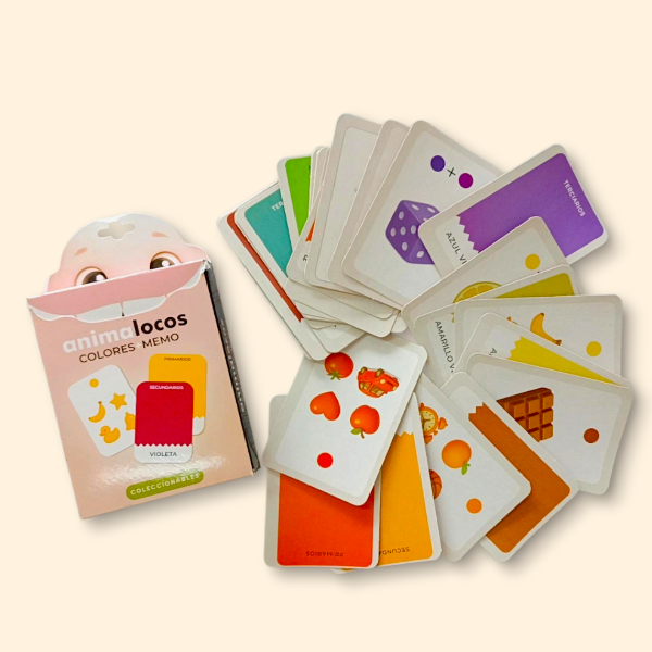 Producto - ANIMALOCOS- Colores + memo