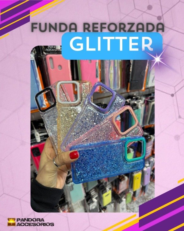 Producto - Protector Funda Glitter Brillo Moto G75