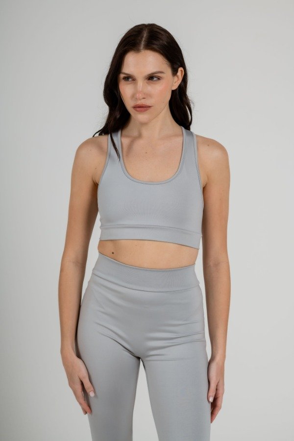 Producto - Top Basic - Gris Perla