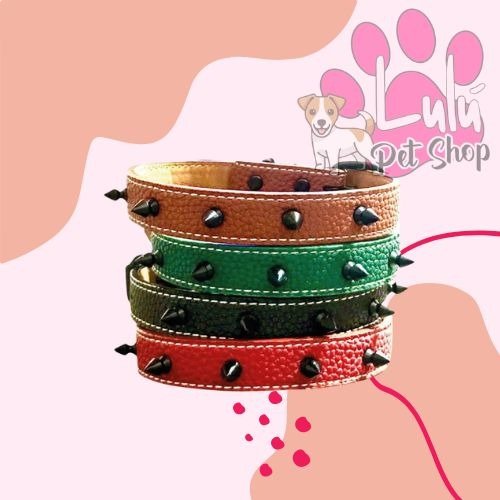 Producto - COLLAR CUERINA CON PUAS L