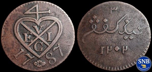 Producto - Sumatra Británica - 3 Kepings (1787) - KM #259.1