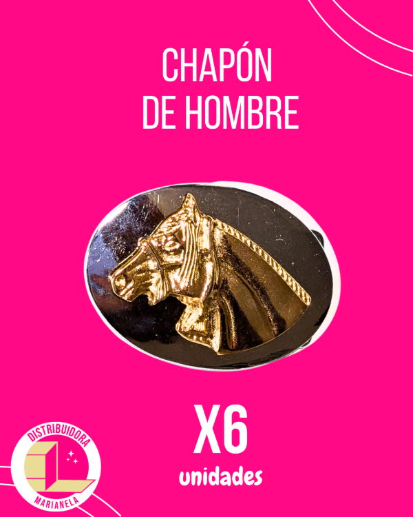 Producto - Chapón para cinturón de hombre surtido x6 unidades