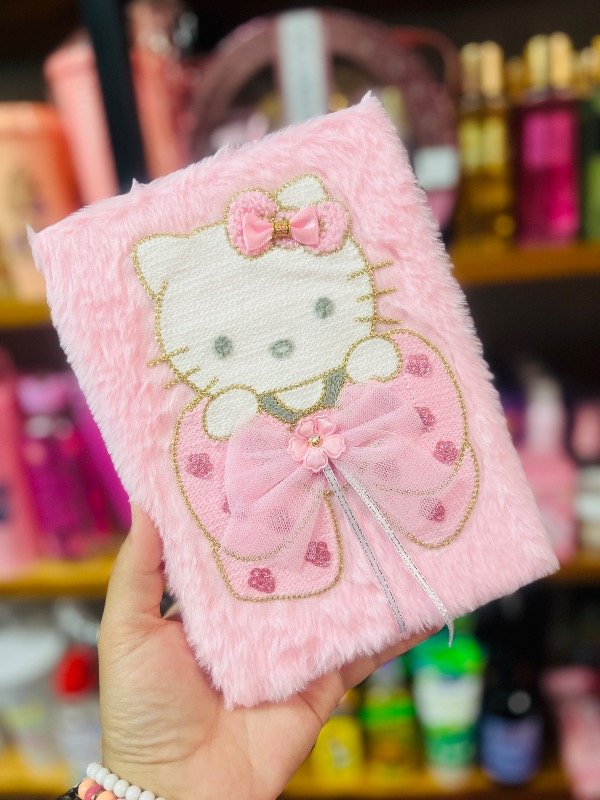 Producto - Cuaderno de peluche kitty