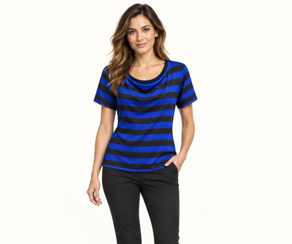 Producto - Remera Rayada Cuello Bote - 3