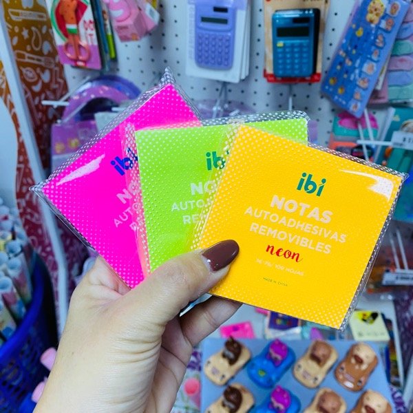 Producto - Notas cuadradas autoadhesivas Ibi x 100h