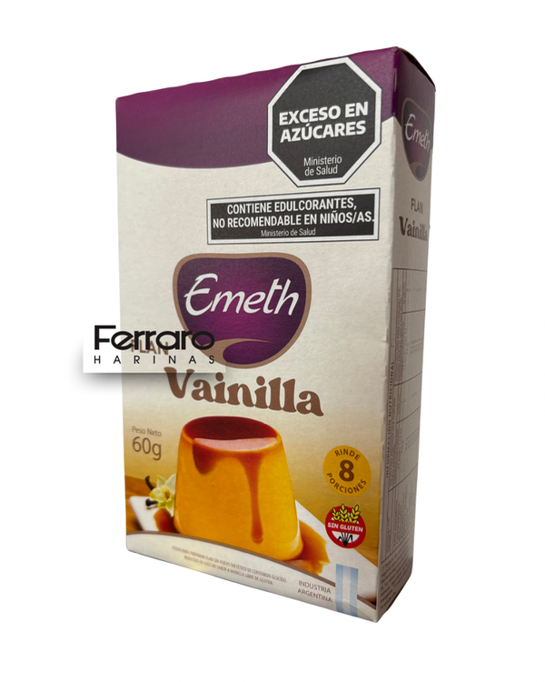 Producto - Flan Emeth vainilla 60gr
