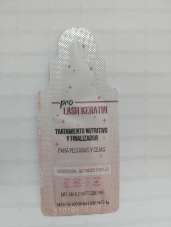 Producto - Keratina lash tratamiento nutritivo y finalizado Melania