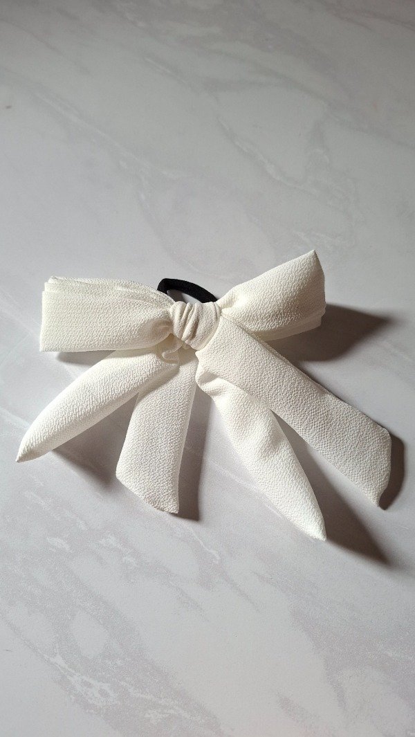 Producto - Moño bianca blanco