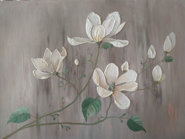 Producto - Magnolias en relieve