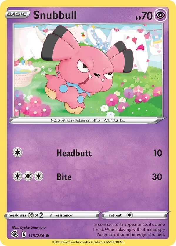 Producto - Snubbull - 115/264 - Fusion Strike