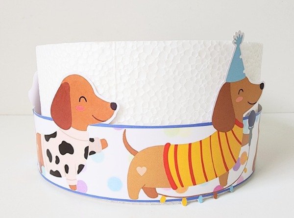 Producto - Perro Salchicha Guarda para Decorar Torta - 1