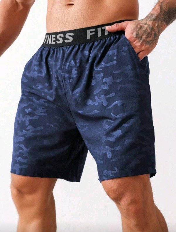 Producto - Short Deportivo Hombre  Manfinity Sport camuflado