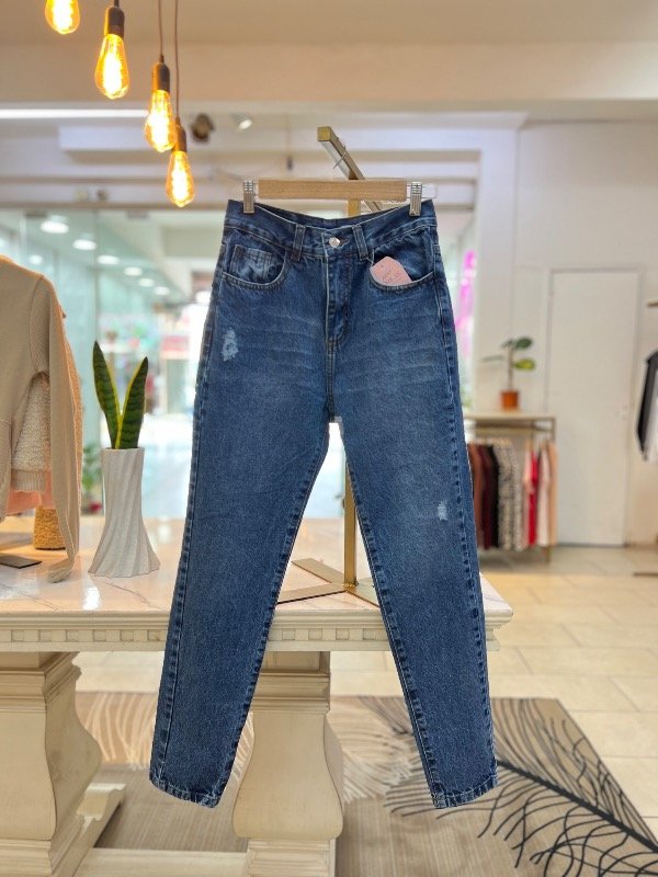 Producto - Jean mom clásico (Azul) 0617 - 0