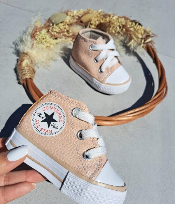 Producto - Botita nude cuero converse