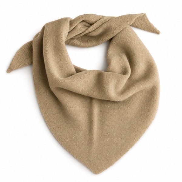Producto - Bufanda Triangular Lisa Beige