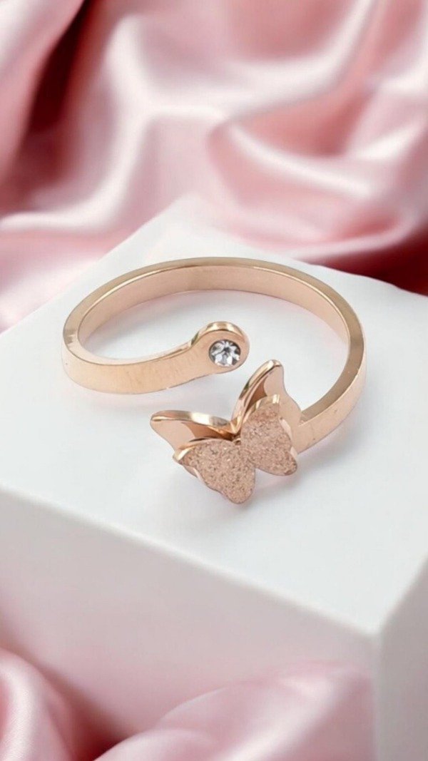 Producto - Anillo mariposa arenada