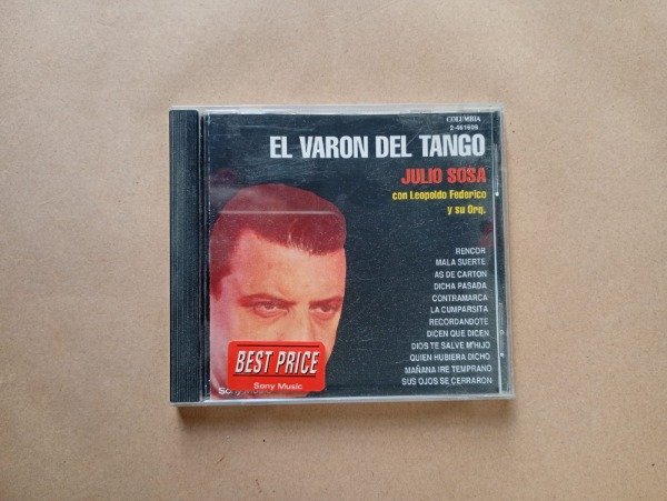 Producto - El varón del tango - Julio Sosa con Leopoldo Federico - Sony 1992