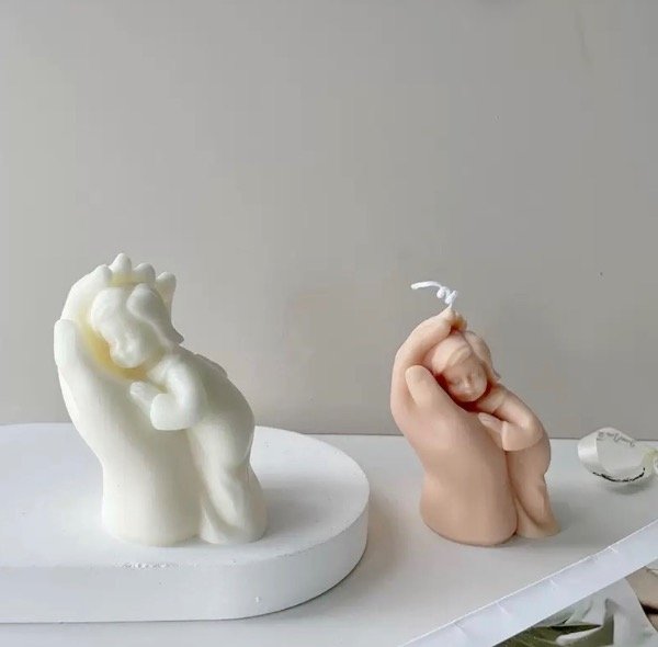 Producto - MOLDE SILICONA MANO Y BEBE 1H5