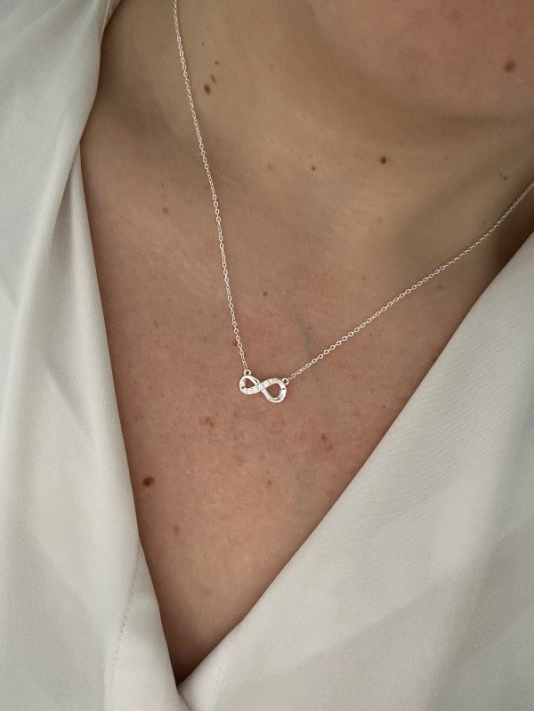Producto - Collar infinito silver