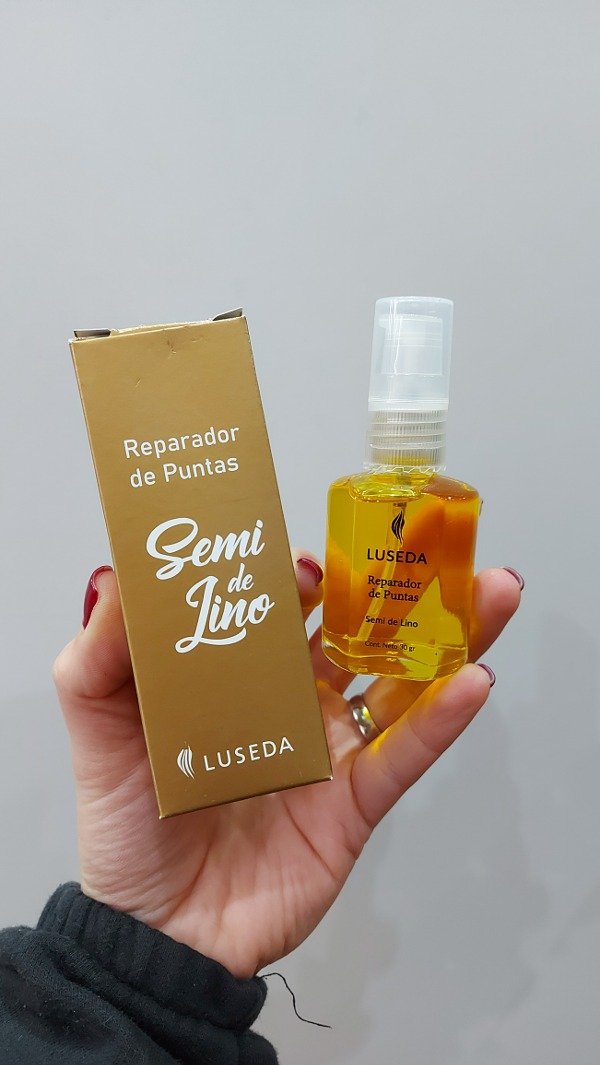 Producto - Aceite reparador puntas lino Luseda