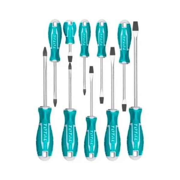 Producto - Set de 10 Destornilladores TOTAL