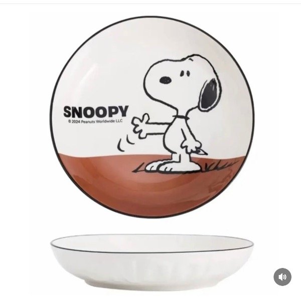Producto - Plato hondo importado Snoopy