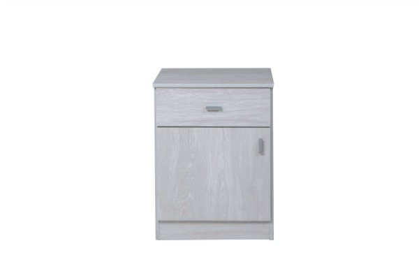 Producto - Mesa de luz 1 cajón 1 puerta Ricchezze Piu Pack Nevada
